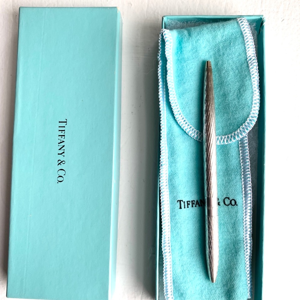 Elegant Vintage Diamond Tiffany Sterling Pen